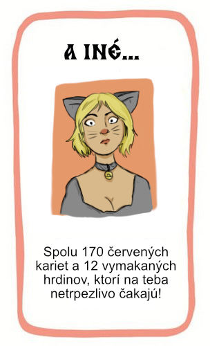 Slovanský Opijáš alkoholická hra s až 170. hracími kartami a 12. hrdinami.